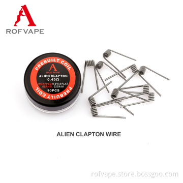 Rofvape Wholesale Risistance Wire Prebuilt coils Hot selling avocado rta